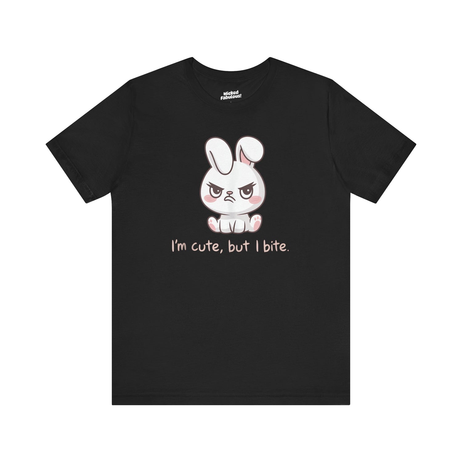 Cute but Spicy Bunny Tee - Unisex Jersey Short Sleeve T-Shirt
