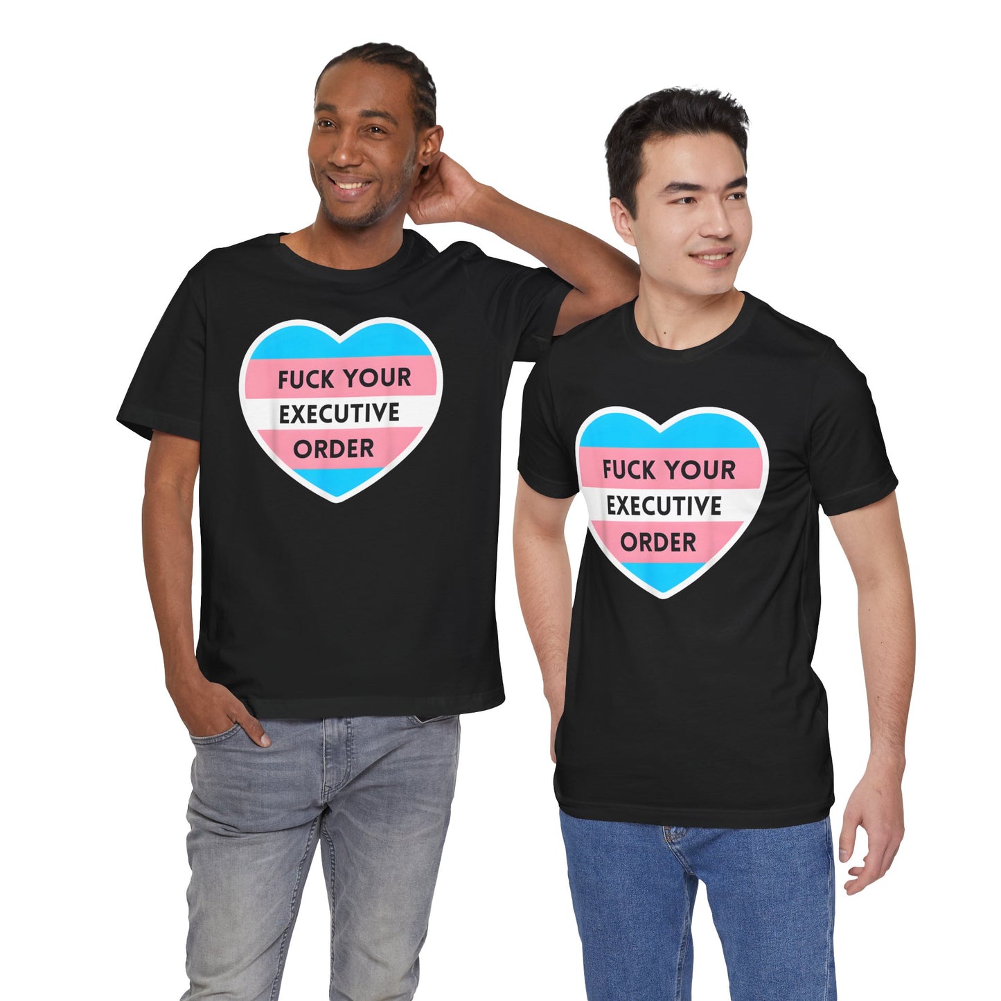 Pro Trans Pride Message Tee - Empowering Self-Expression Tee