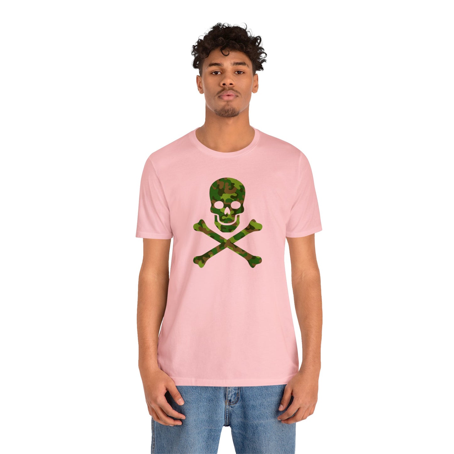 Camo Skull and Crossbones