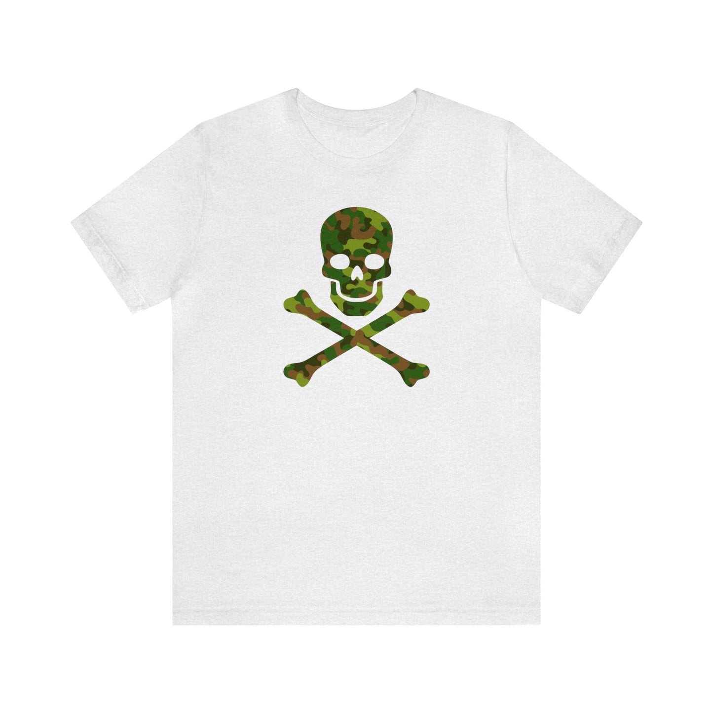 Camo Skull and Crossbones