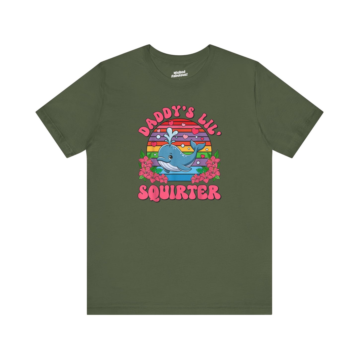 Daddy's Lil Squirter Unisex Jersey Tee - Fun Graphic T-Shirt