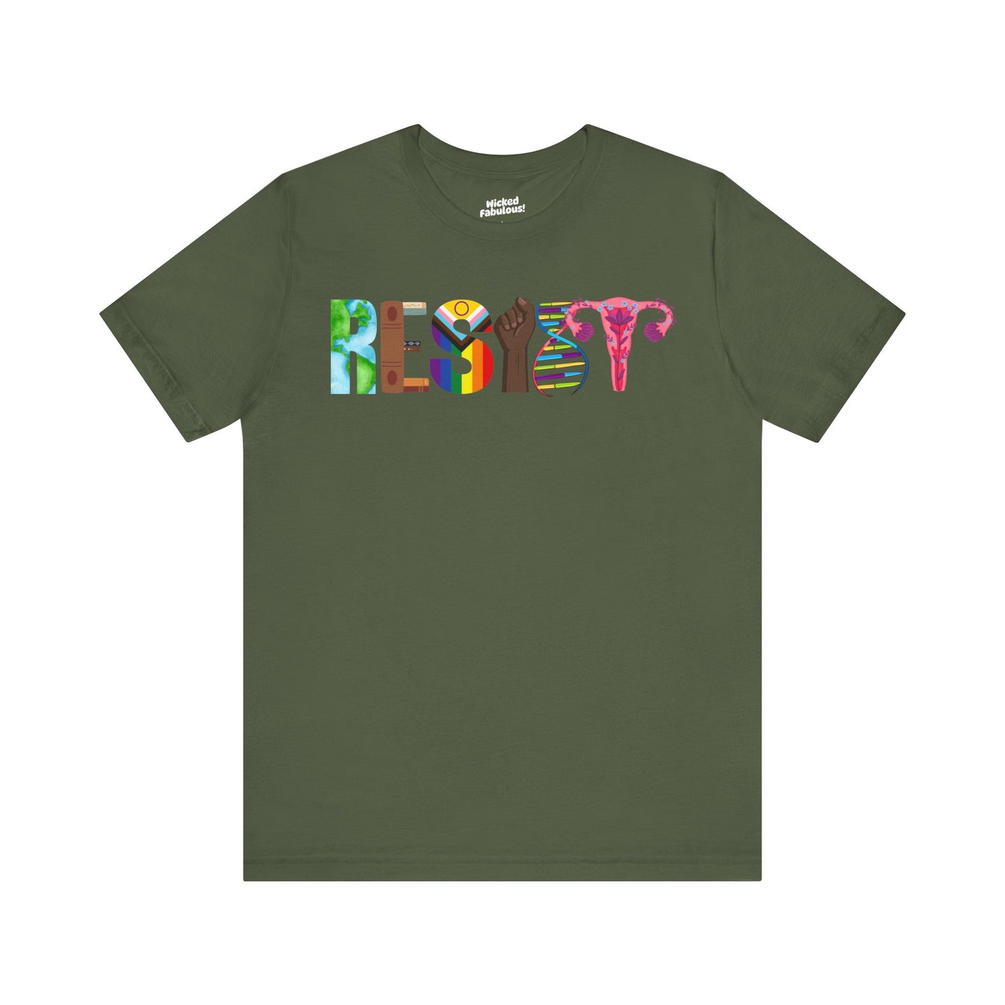 Empowerment RESIST Unisex Tee - Celebrate Diversity and Inclusion