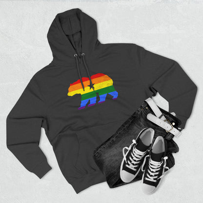 California Bear Rainbow Pride Colors