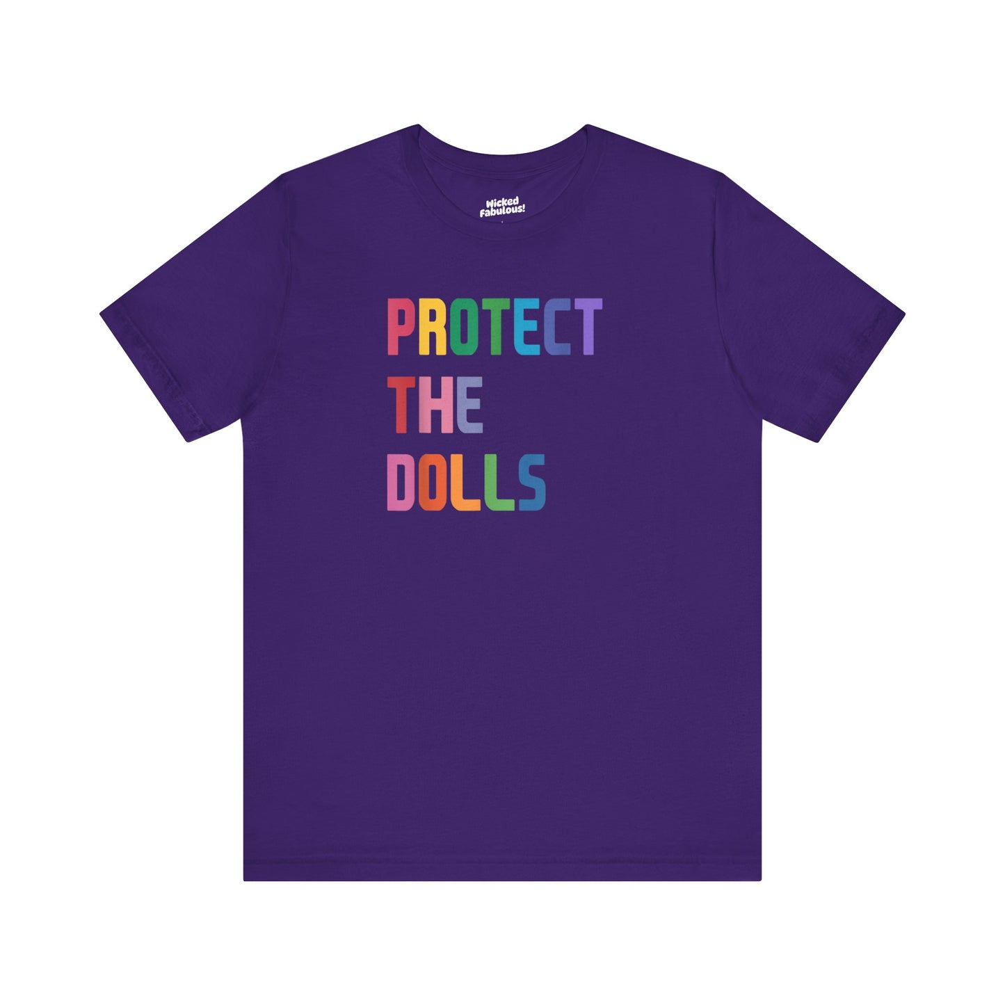 Protect the Dolls Unisex Jersey Tee – Supportive LGBTQ+ Apparel