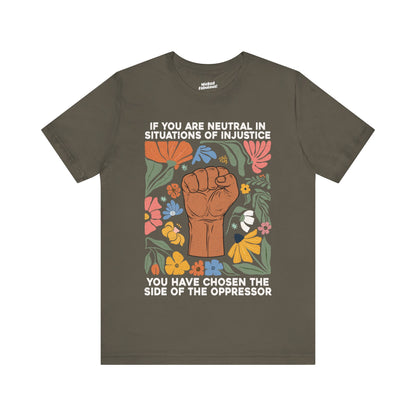 Empowering Unisex Jersey Tee - 'Choose a Side of Justice'