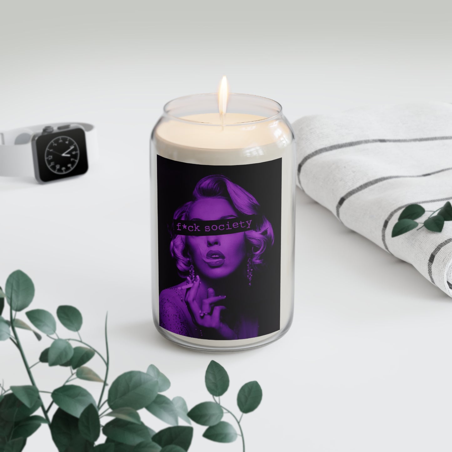 Fuck Society Candle