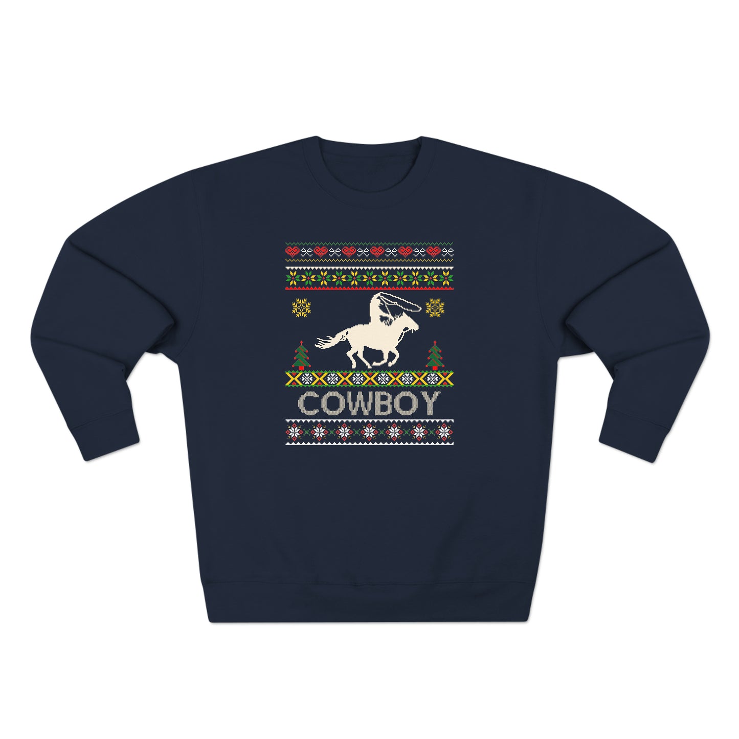 Cowboy Ugly Christmas Sweatshirt