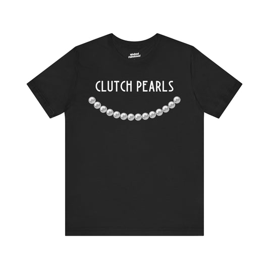 Clutch Pearls Graphic Unisex Jersey Tee - Perfect for Fashion Lovers