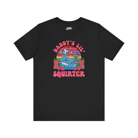 Daddy's Lil Squirter Unisex Jersey Tee - Fun Graphic T-Shirt