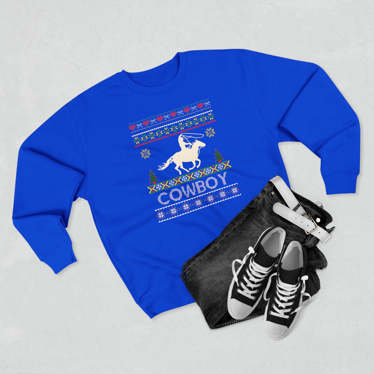 Cowboy Ugly Christmas Sweatshirt