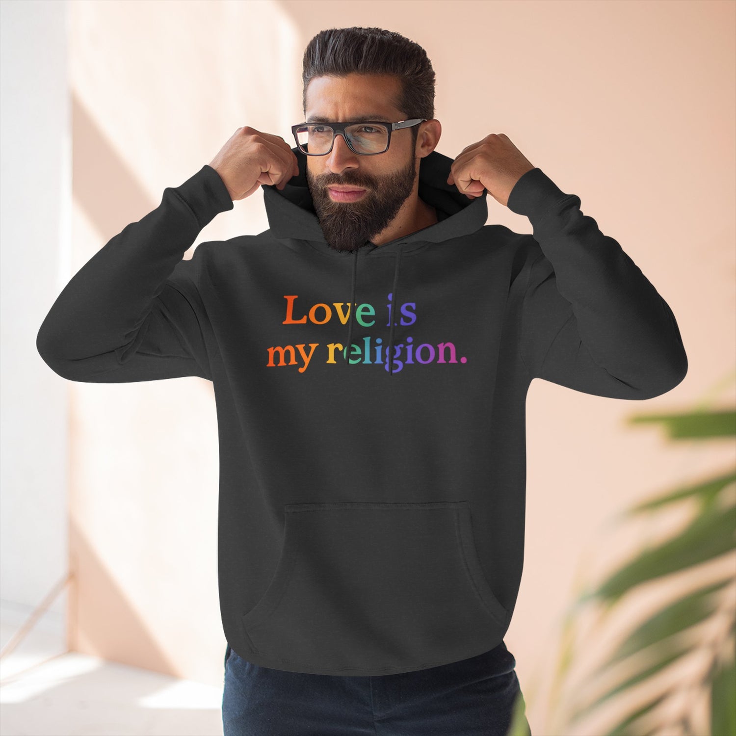🌈 Love Is My Religion - Ultra-Soft Cozy Hoodie
