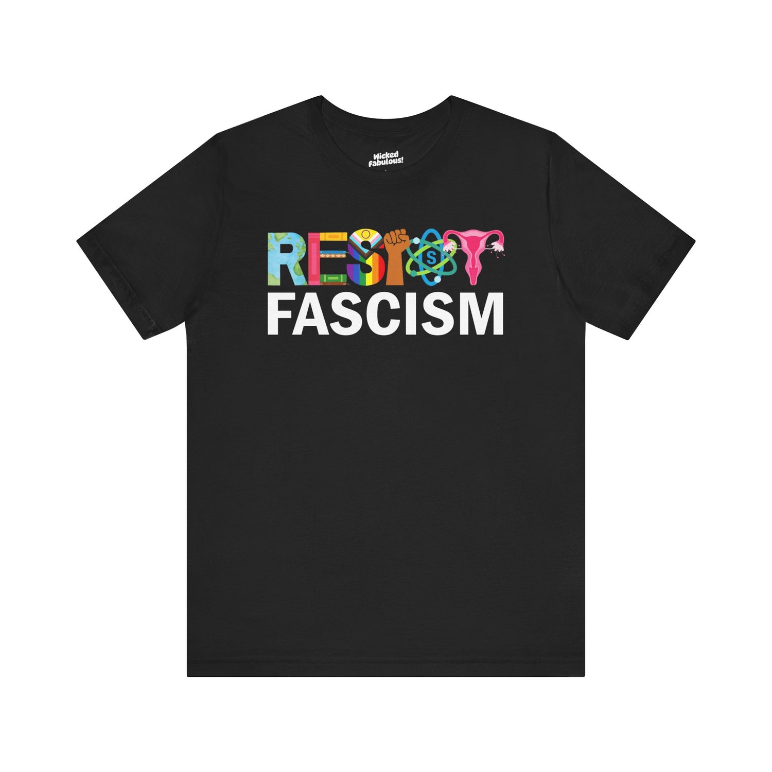 Unisex Resist Fascism Tee - Bold Statement T-Shirt for Activists