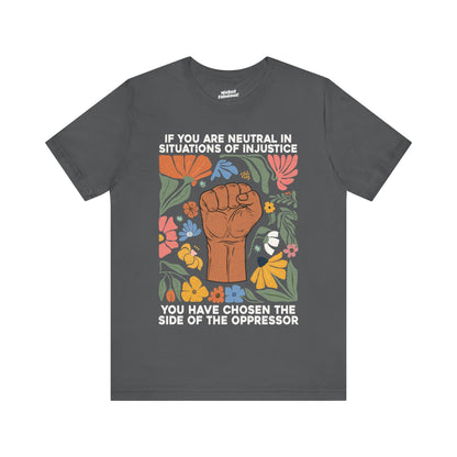 Empowering Unisex Jersey Tee - 'Choose a Side of Justice'