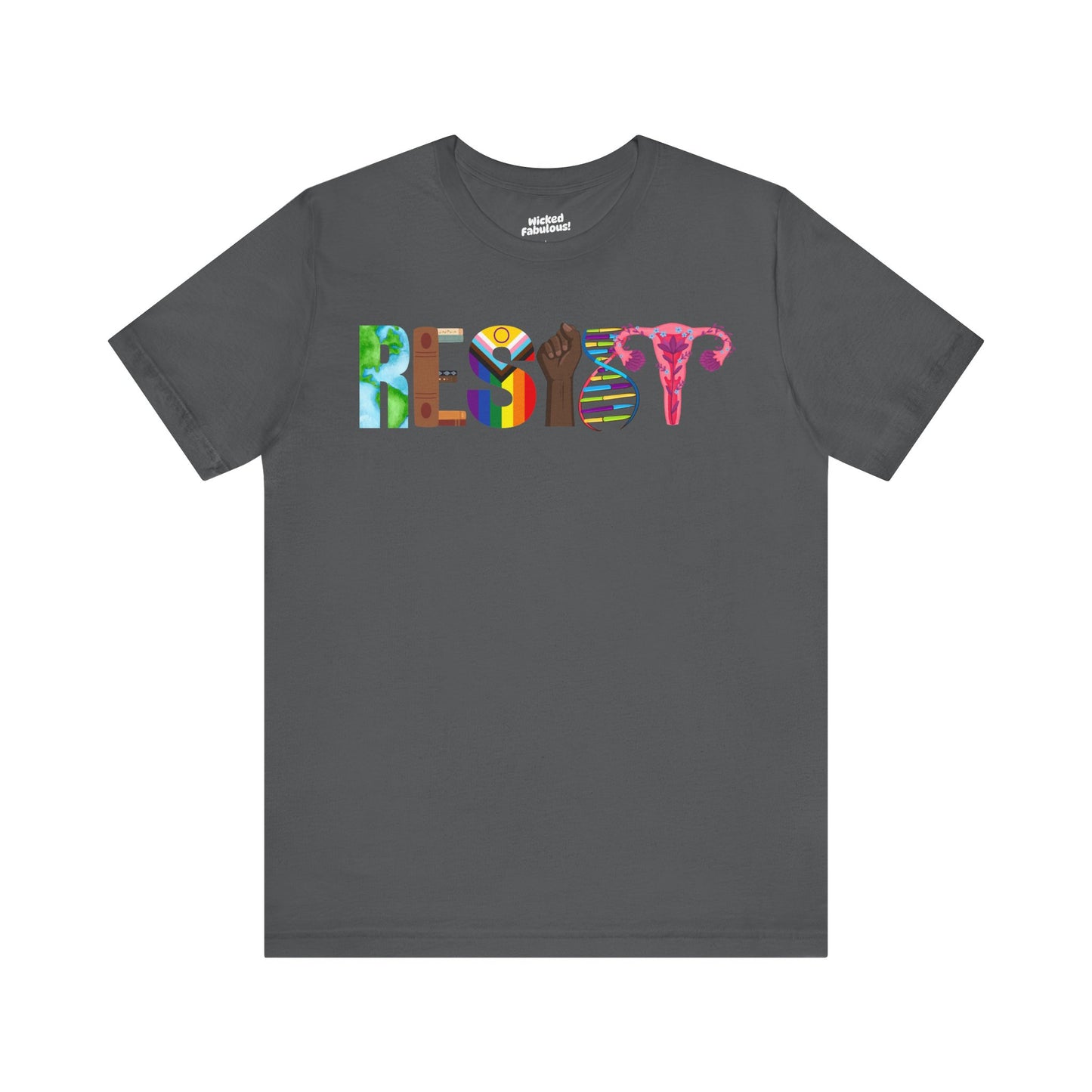 Empowerment RESIST Unisex Tee - Celebrate Diversity and Inclusion