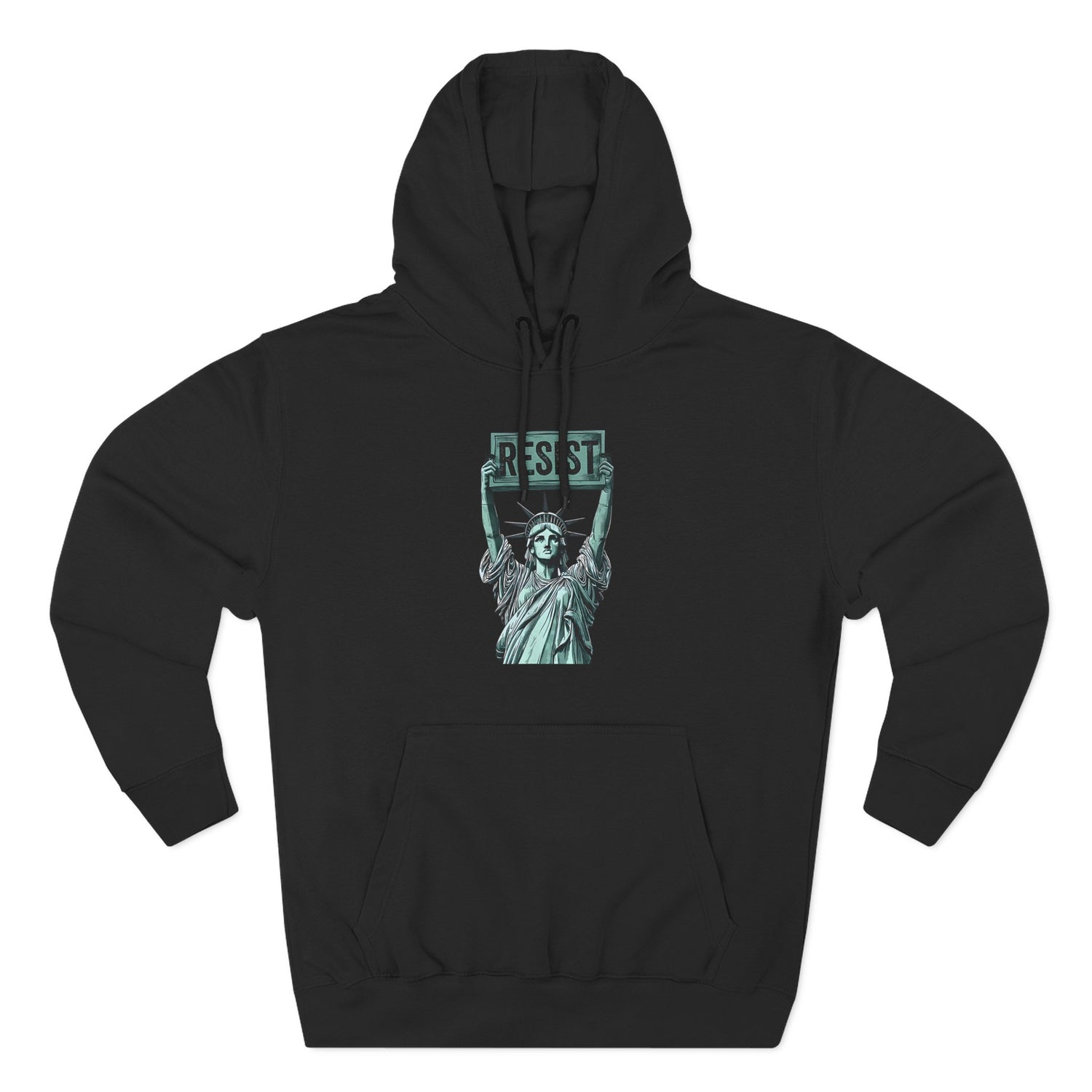 Bold Statement Fleece Hoodie - "RESIST" Design for Activists