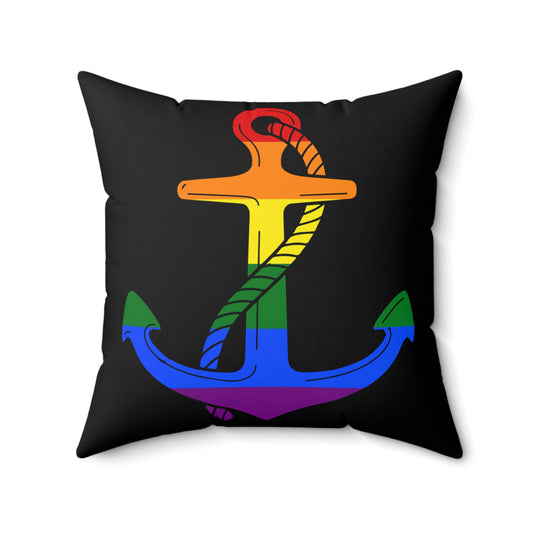 LGBTQ Anchor Pillow