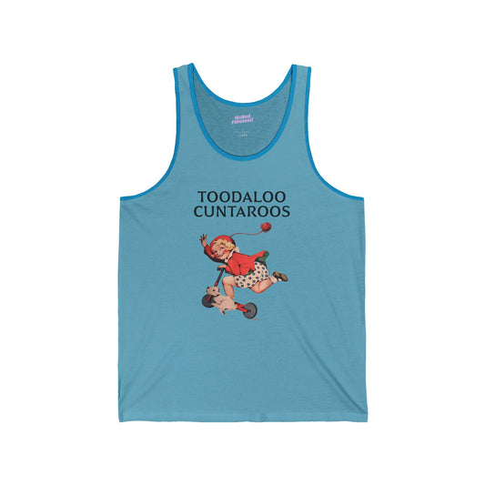 Toodaloo Cuntaroos Unisex Jersey Tank - Fun and Bold Summer Wear