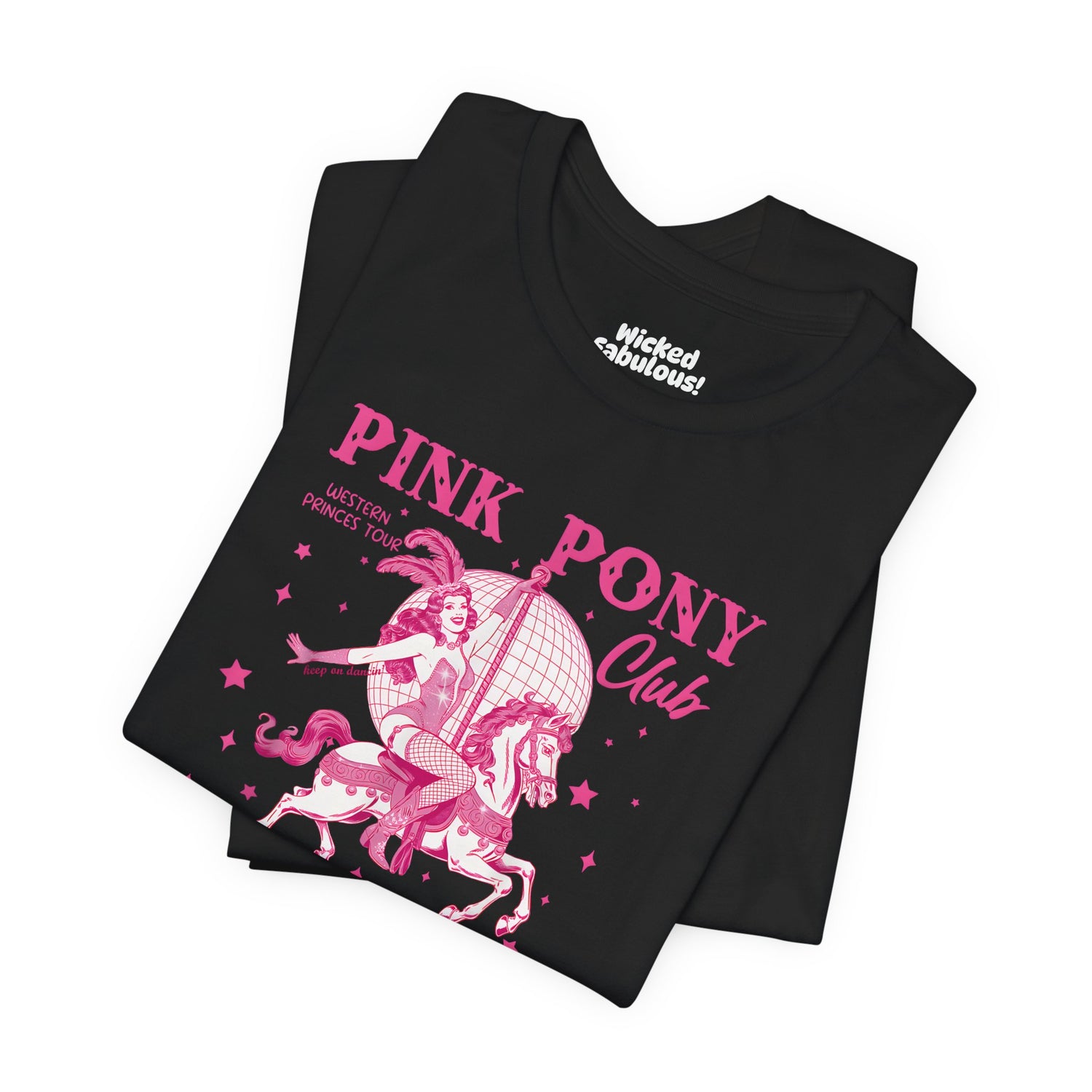 Pink Pony Club T-Shirt - Keep on Dancing Graphic Tee for Party Lovers