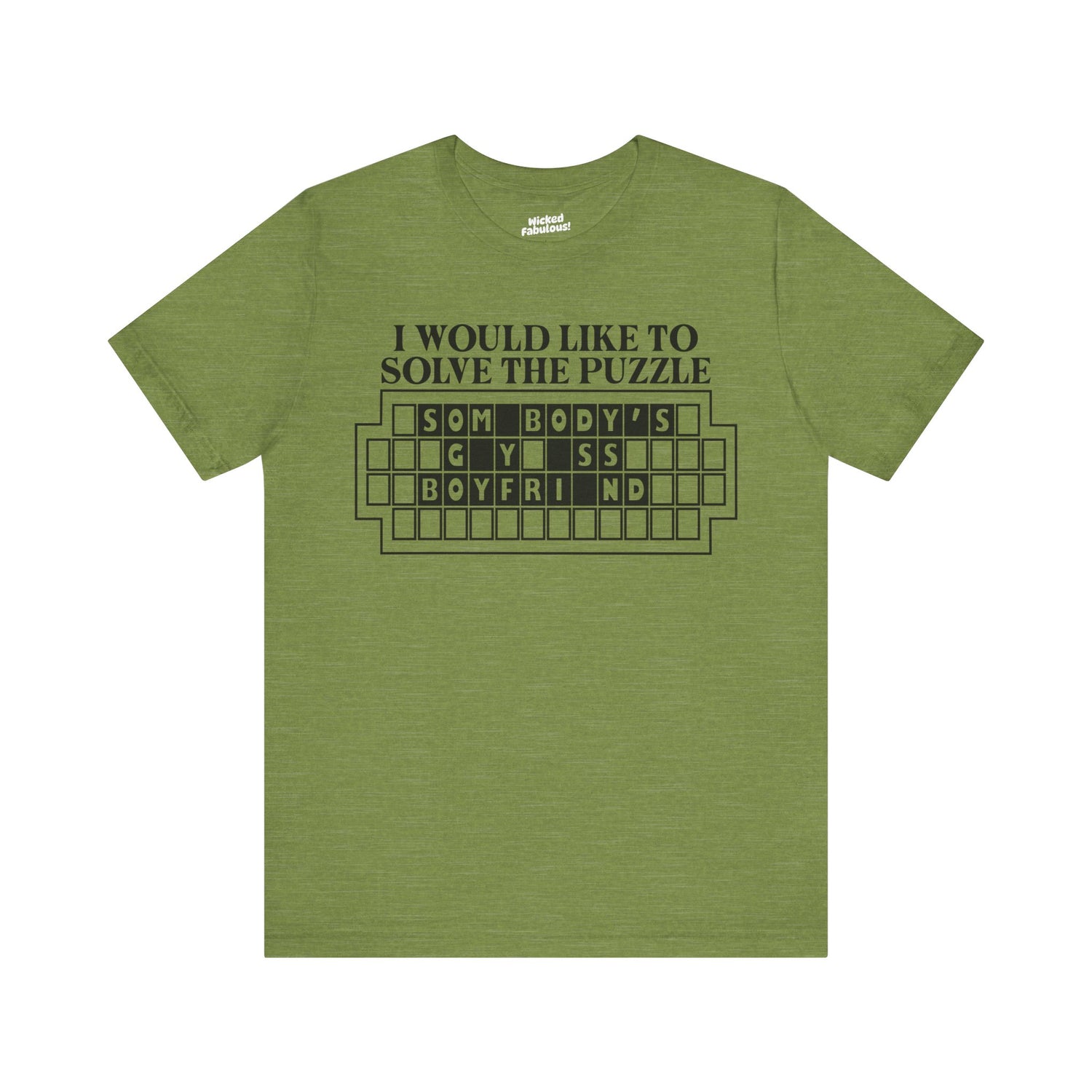 Puzzle Lover's Unisex Jersey Tee - 'I Would Like to Solve the Puzzle'