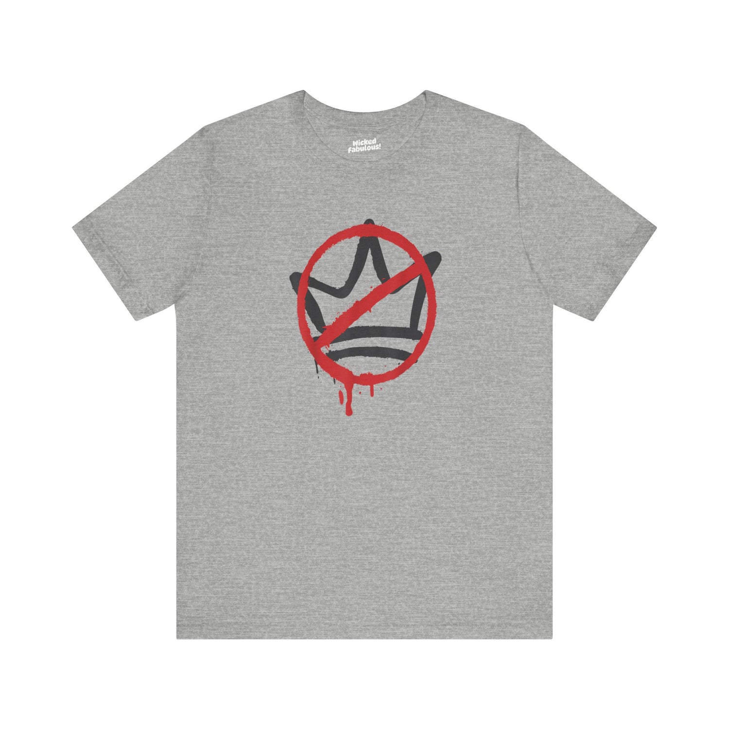 Anti-King Graphic Protest Tee | Bold Streetwear Statement Shirt