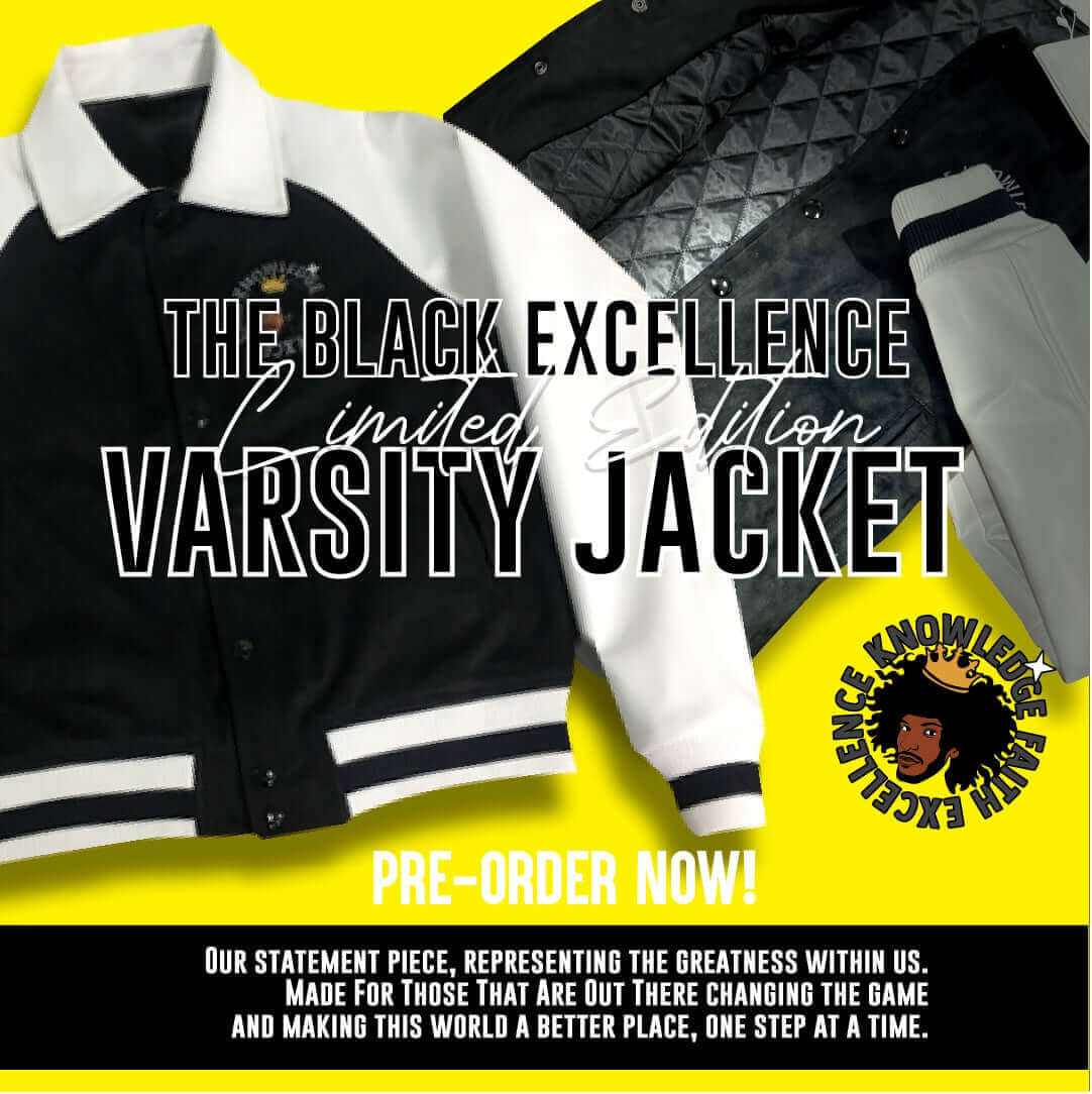 Black Excellence Varsity Jacket (In partnership with 17th and Granville)