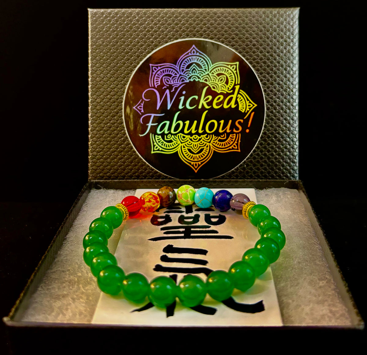Reiki-infused Chakra & Green Aventurine Healing Bracelet