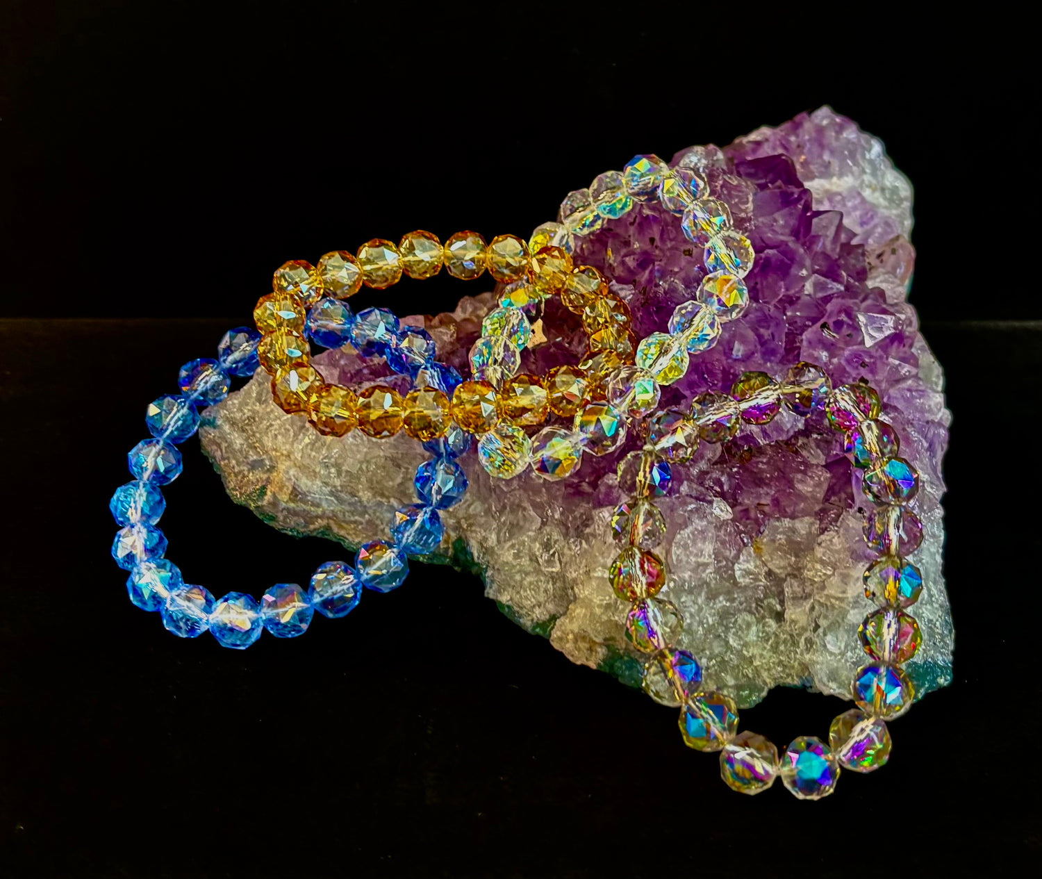 Shine Your Light with Our 10mm Crystal-Like Bracelets