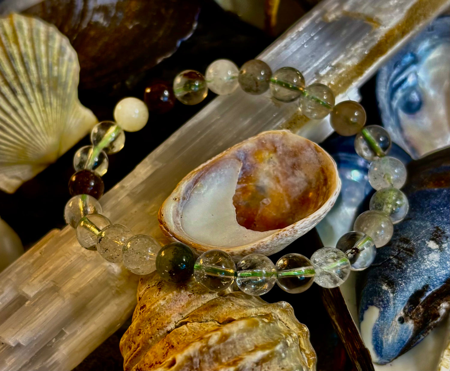 Garden Within Bracelet - Garden Quartz (Lodolite) Bracelet