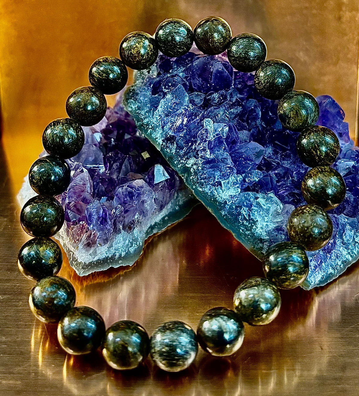 Natural Bronzite Energy & Protection Bracelet