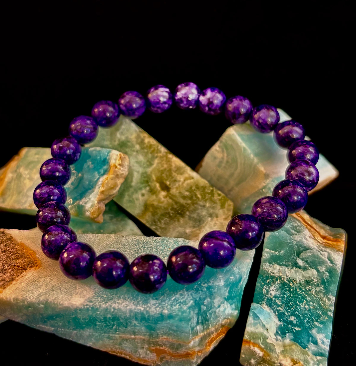 Natural Charoite Spiritual Transformation Bracelet