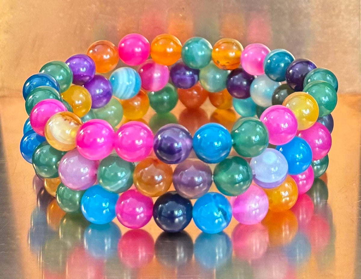 Kaleidoscope Agate Bracelet | Full-Spectrum Chakra Alignment