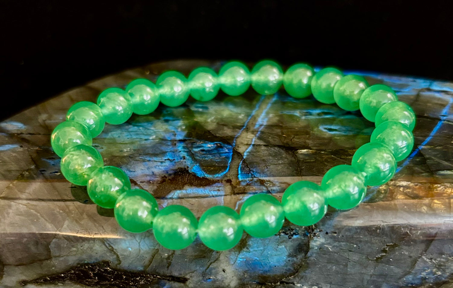 Green Aventurine Bracelet – Luck, Healing & Heart-Centered Energy