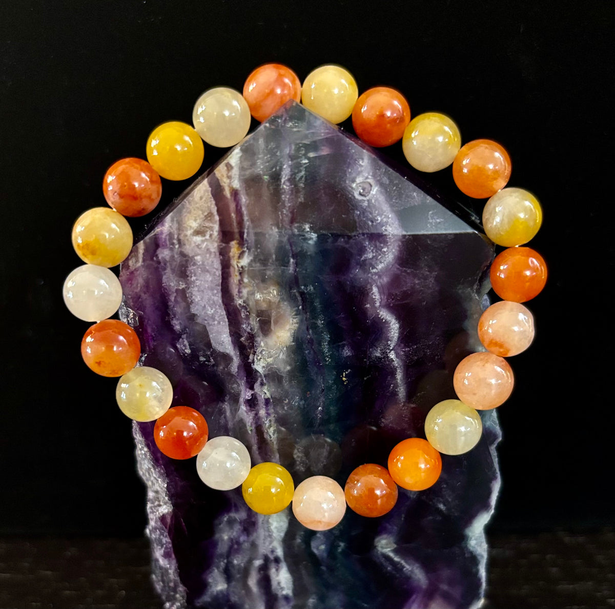 Reiki-Infused Natural Red Aventurine Bracelet for Manifestation, Action, Confidence & Root Chakra Drive (8mm)