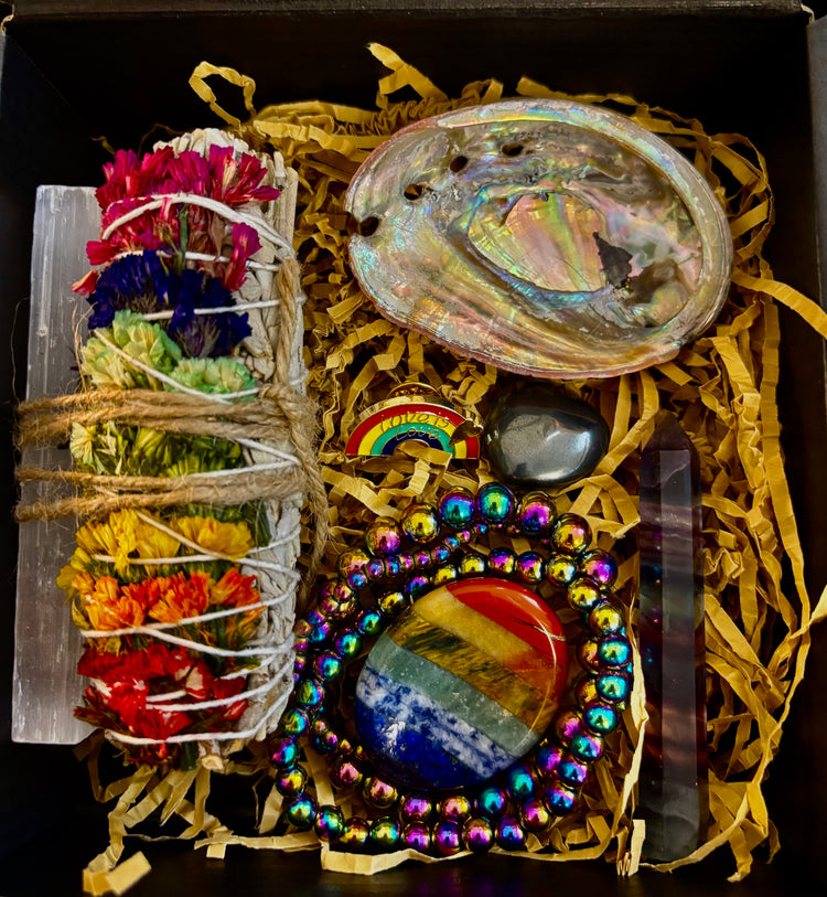 🌈 Love & Light Energy Gift Box – Rainbow Healing & Protection Set 🌈 ...