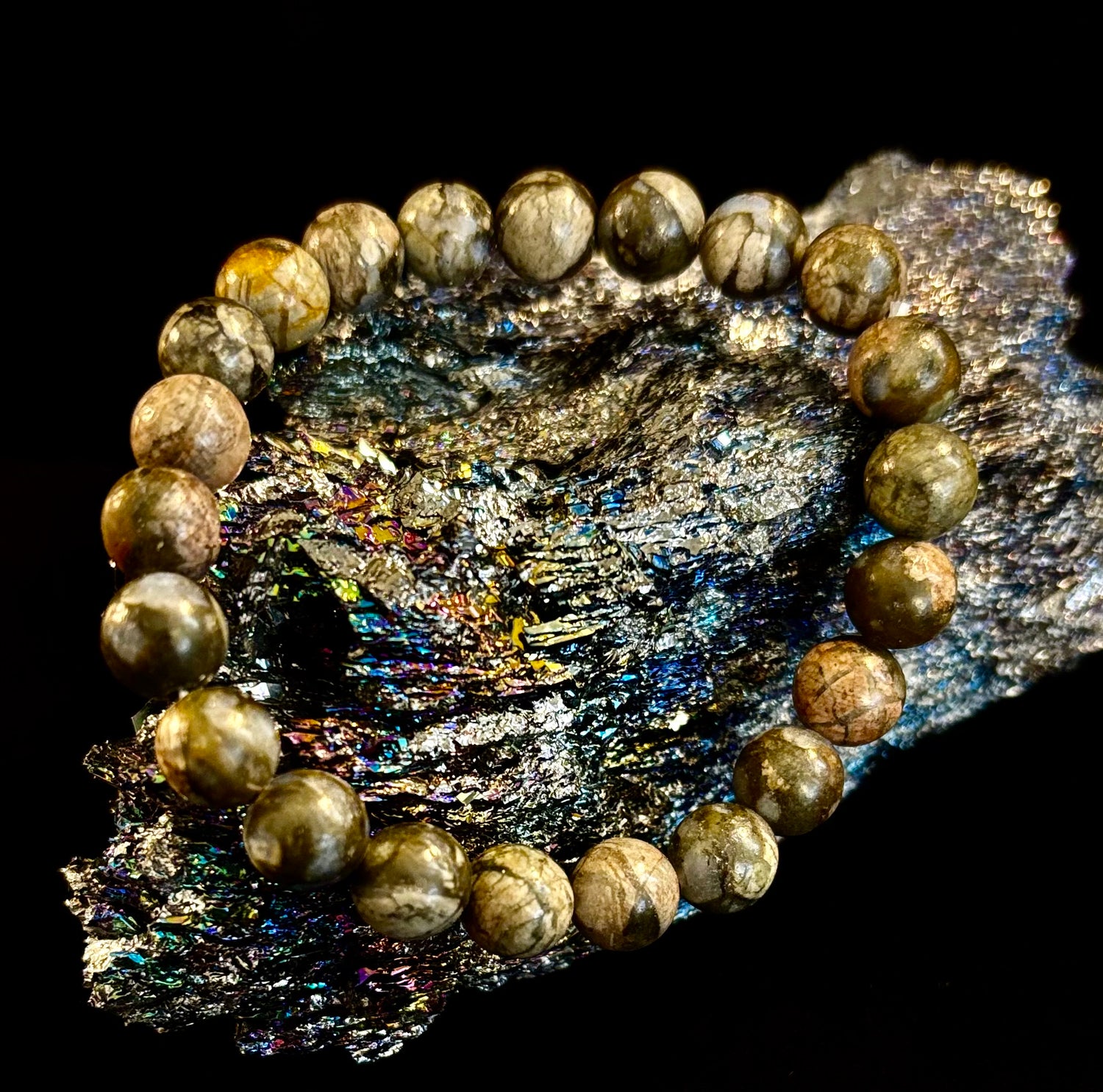 Que Sera Sera Natural Stone Bracelet | 8mm Beads for Small to Medium Wrists