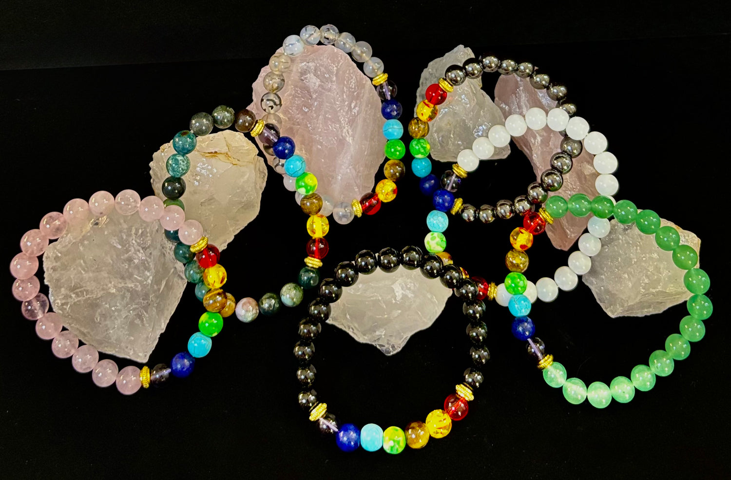 🌈 7 Chakra Bracelets for 7 Days – Complete Weekly Energy Set