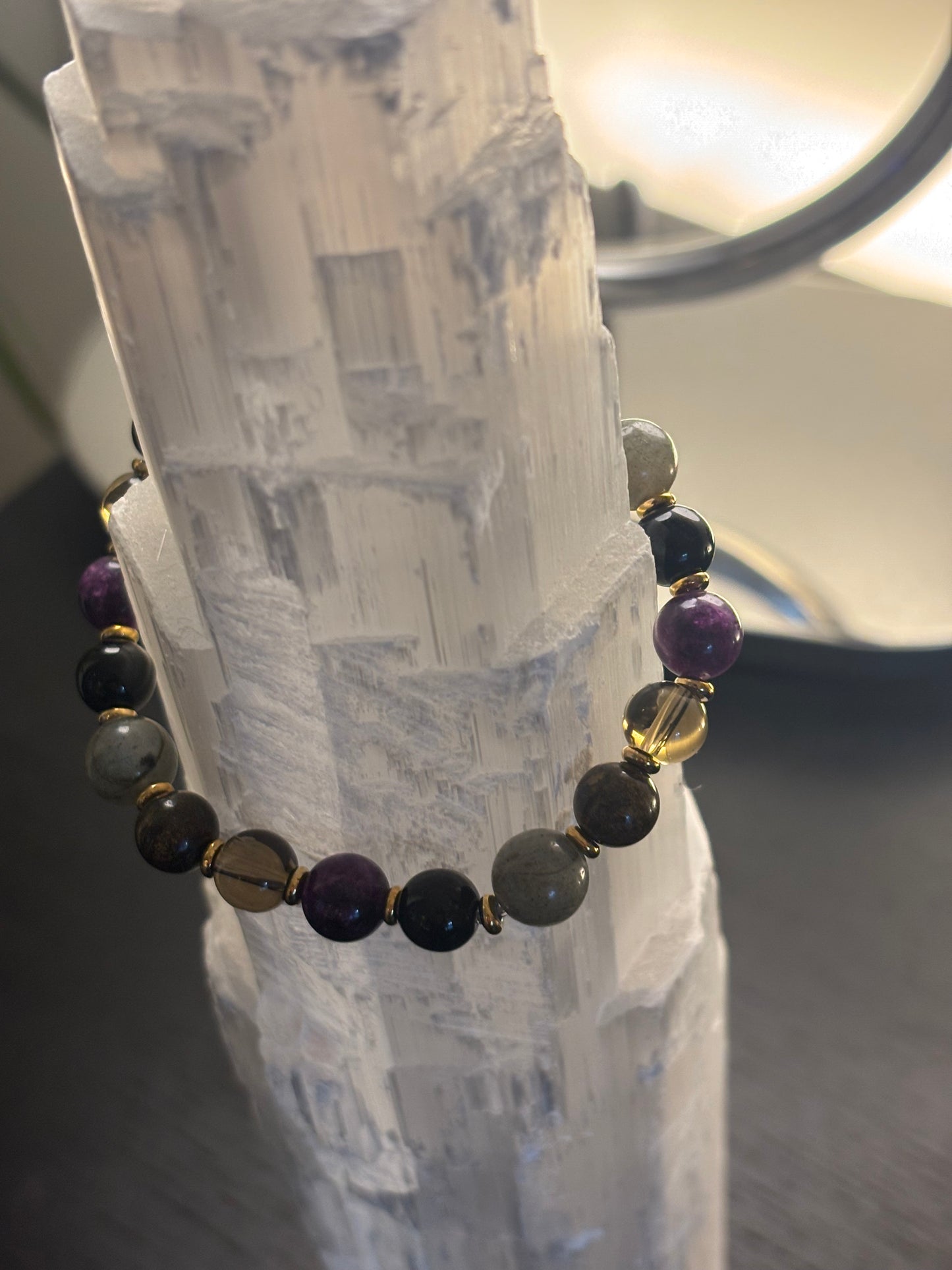 Mystic Energy Mixed Natural Stone Bracelet – Grounding, Protection & Spiritual Balance