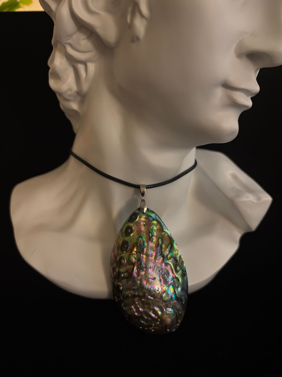 Wicked Shell Natural Abalone Shell Copper Edged Pendant Necklace – Wicked Fabulous LLC