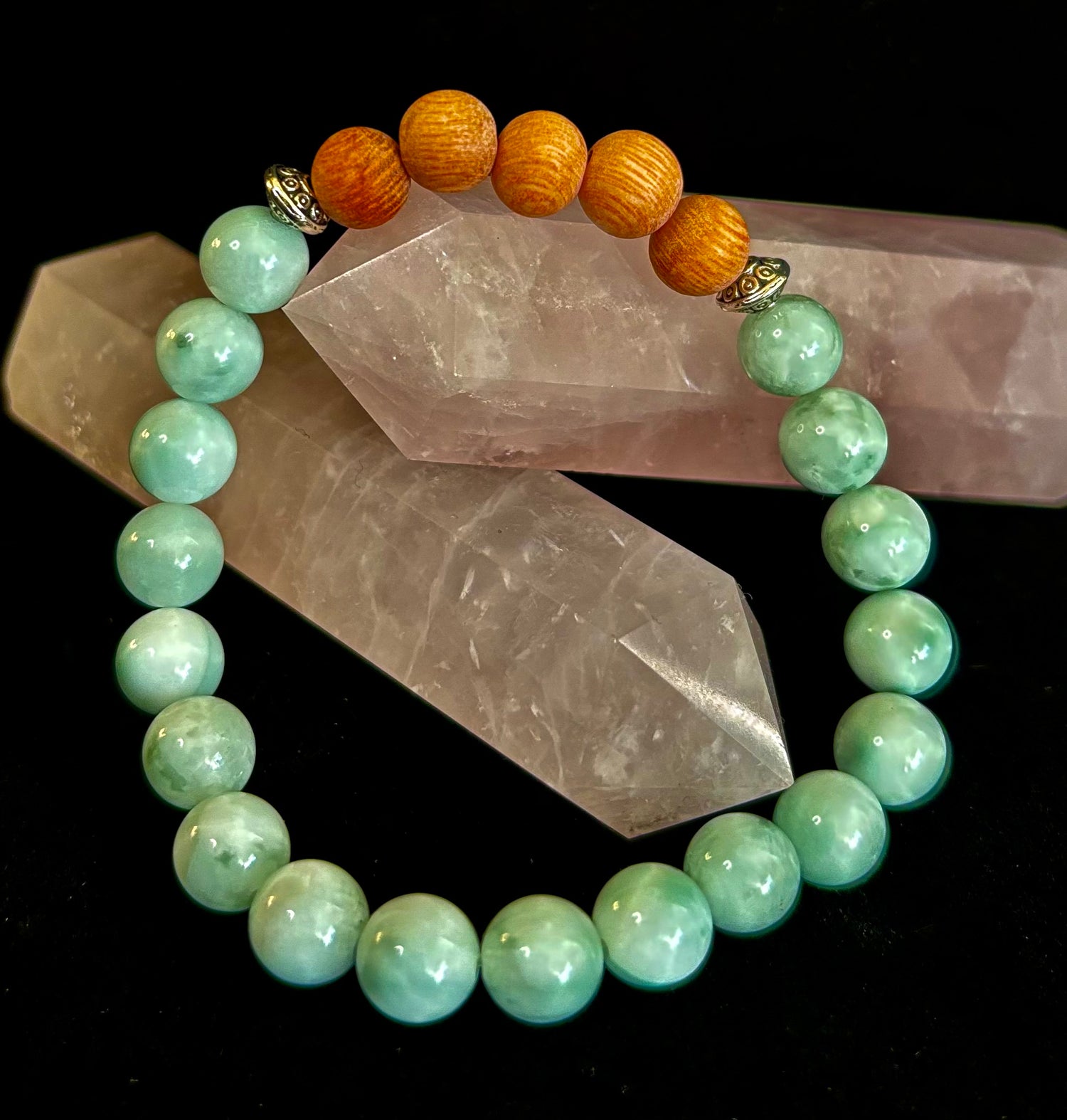 Green Moonstone Aromatherapy Diffuser Bracelet