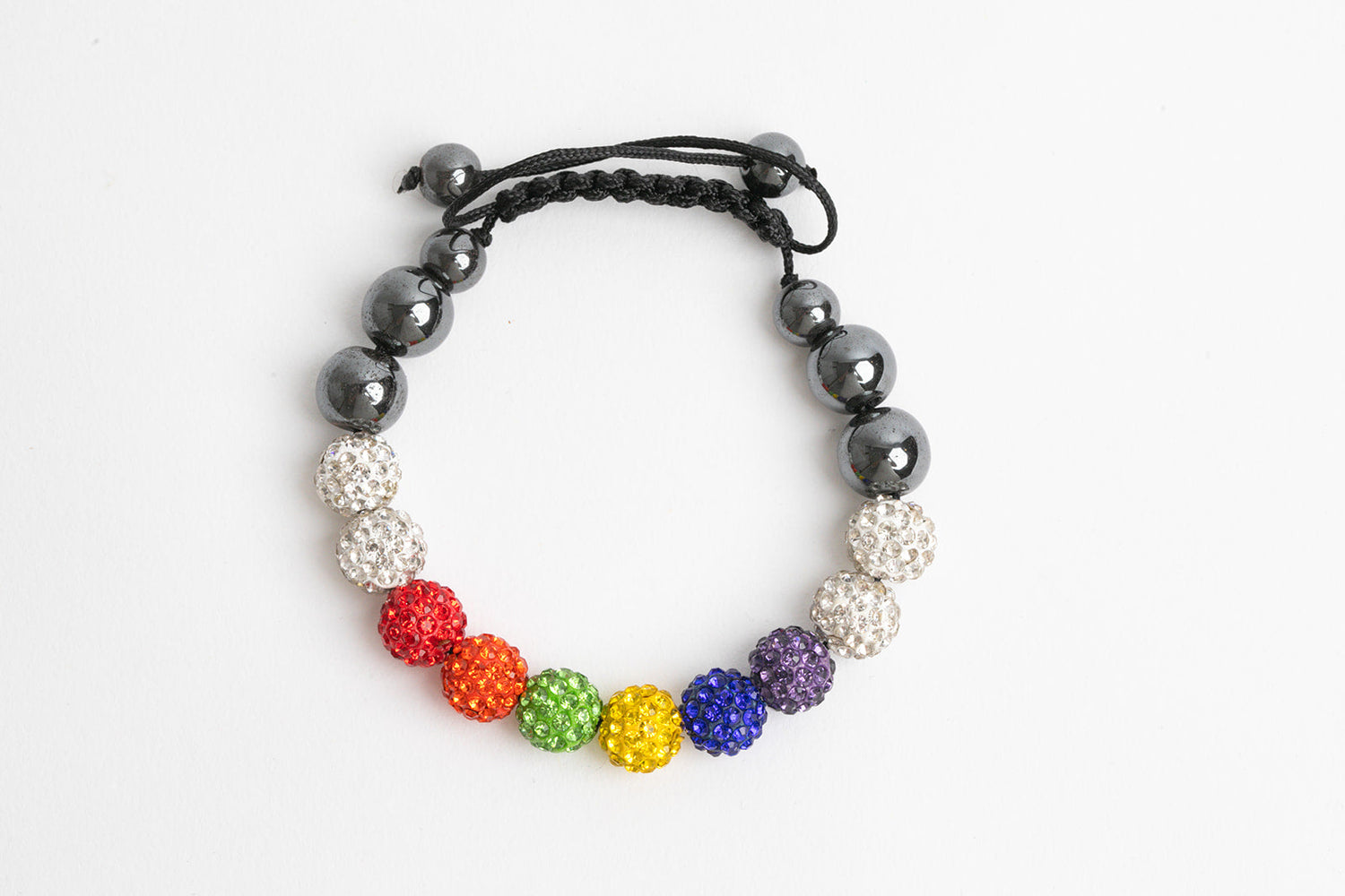 LGBTQ Pride Rainbow Shambala Bracelet