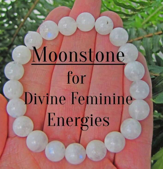 Moonstone Beaded Bracelet