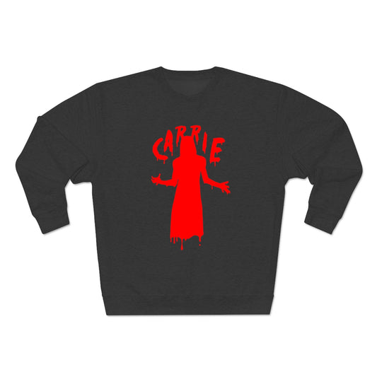 A Vert CARRIE Halloween - Premium Crewneck Sweatshirt - Wicked Naughty Apparel