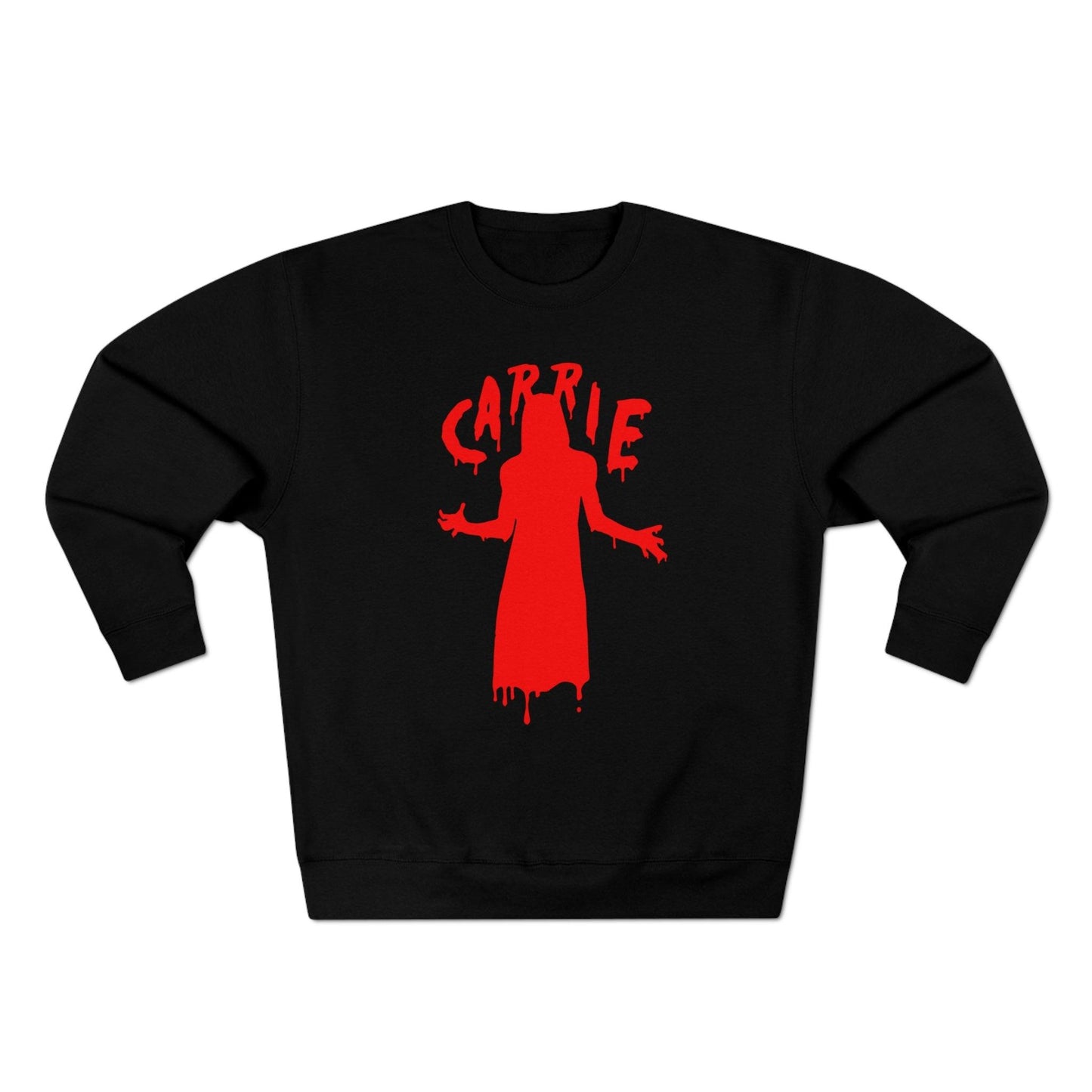 A Vert CARRIE Halloween - Premium Crewneck Sweatshirt - Wicked Naughty Apparel