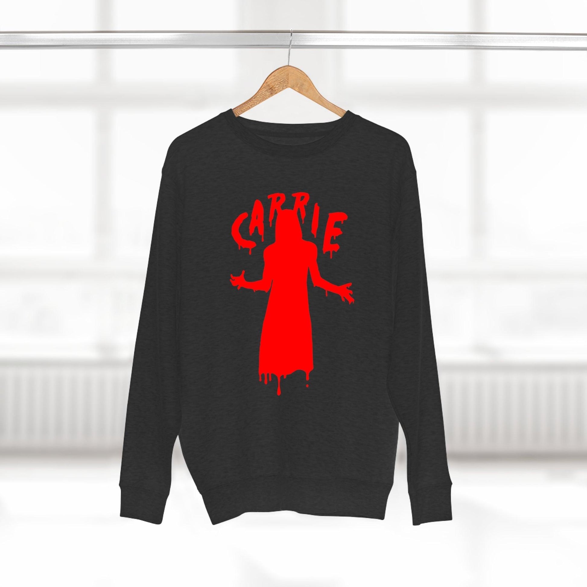 A Vert CARRIE Halloween - Premium Crewneck Sweatshirt - Wicked Naughty Apparel