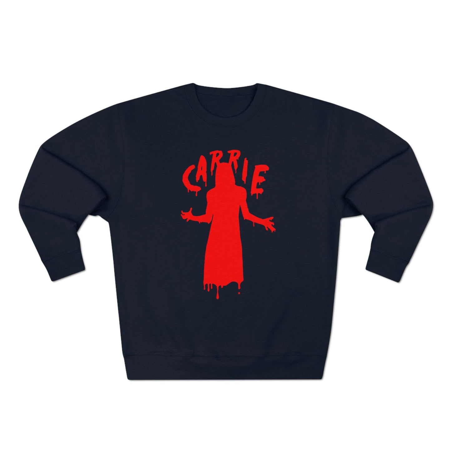 A Vert CARRIE Halloween - Premium Crewneck Sweatshirt - Wicked Naughty Apparel