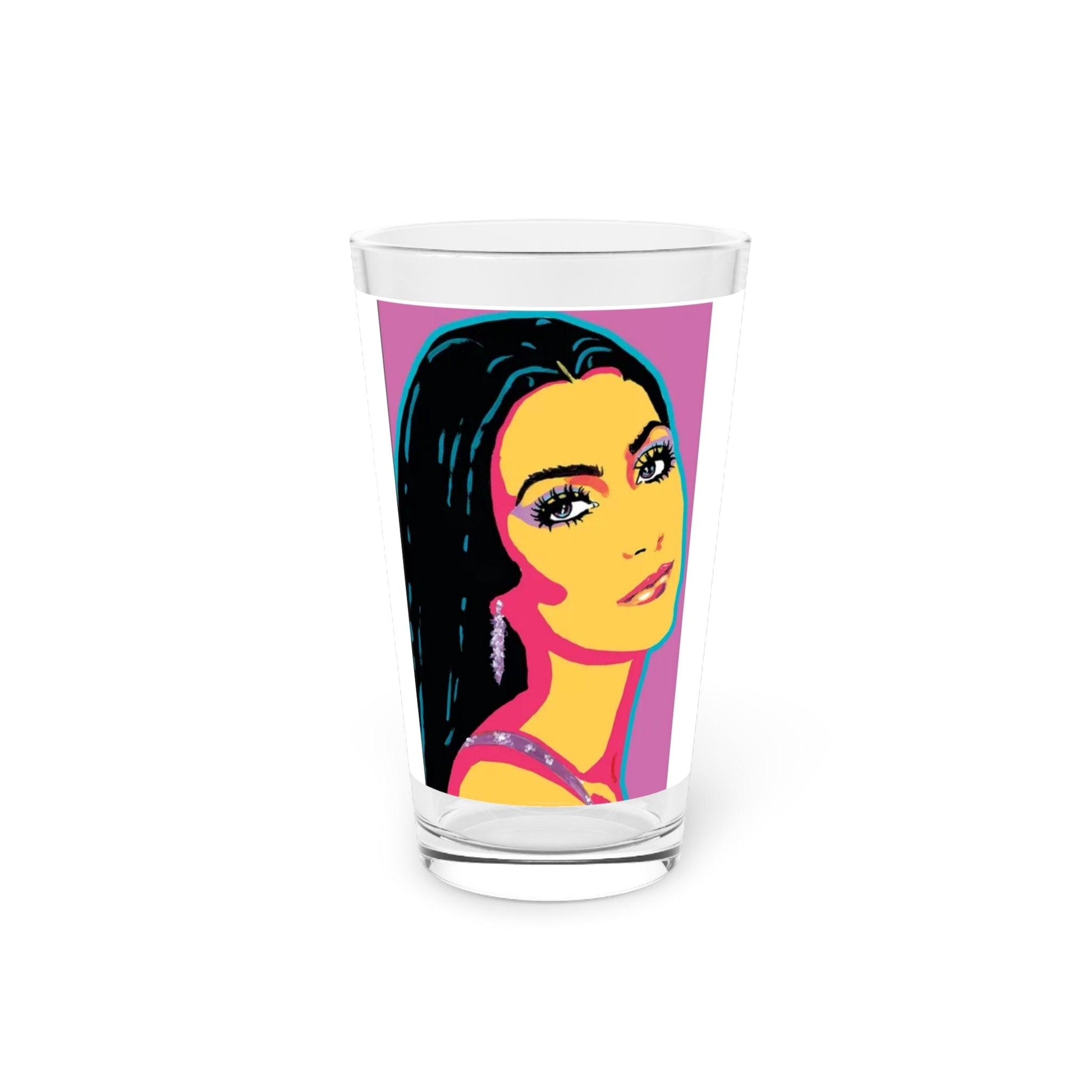 Cher - Pint Glass, 16oz - Wicked Naughty Apparel