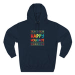 Happy Holigays Pullover Hoodie - Wicked Naughty Apparel