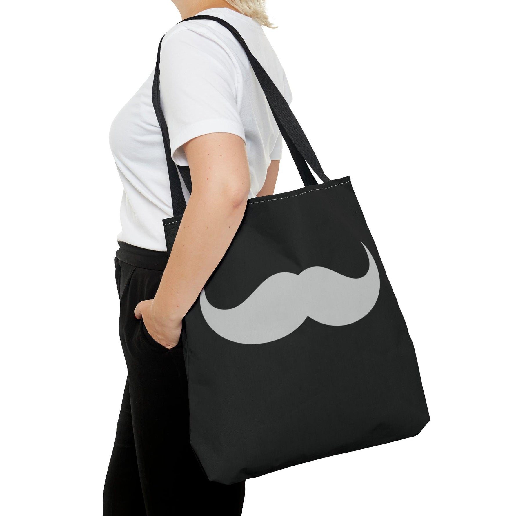 Moustache Tote Bag - Wicked Naughty Apparel