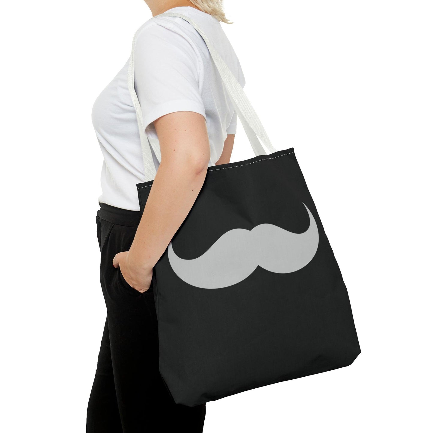 Moustache Tote Bag - Wicked Naughty Apparel