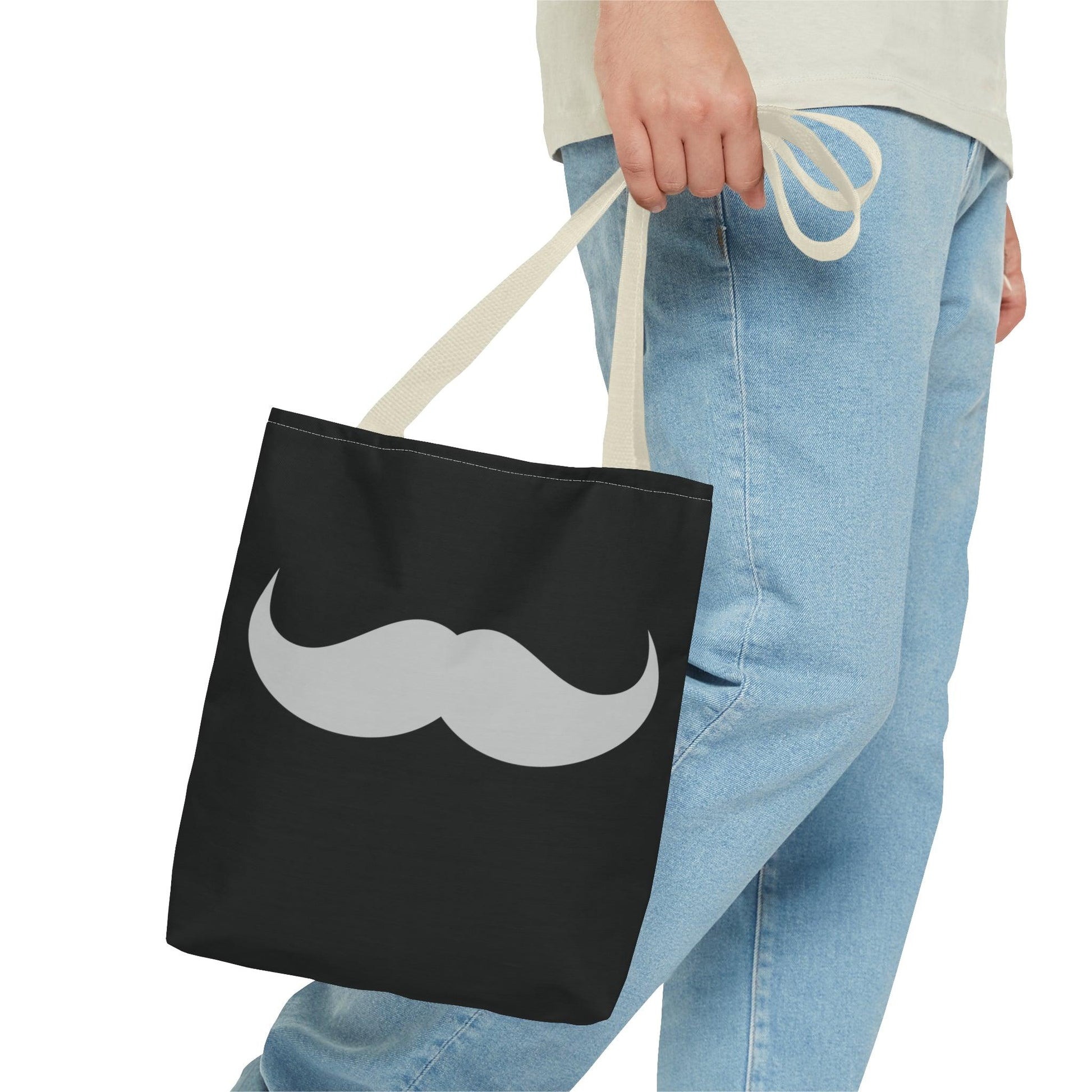 Moustache Tote Bag - Wicked Naughty Apparel